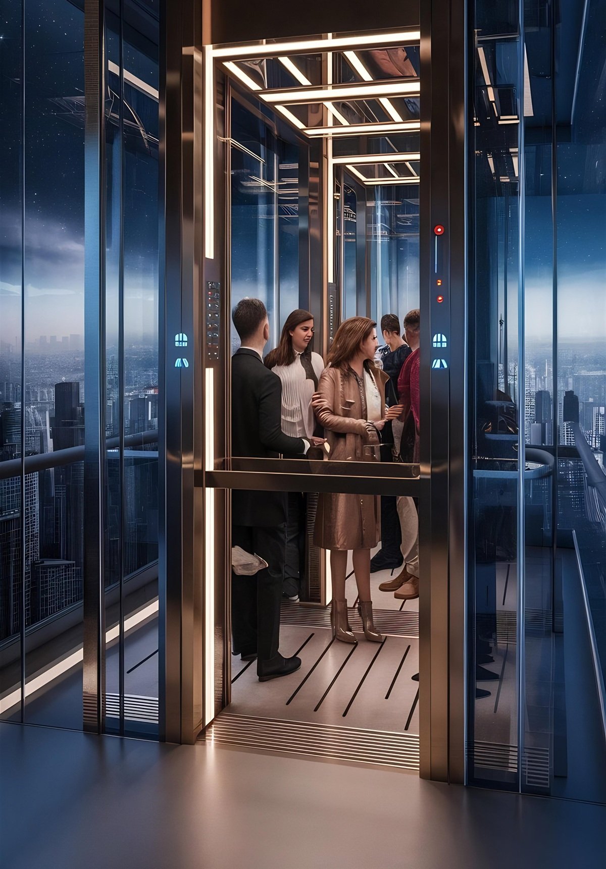 AG Elegant-futuristic-elevator